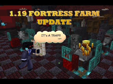 Fortress farm update for 1.19, Minecraft Bedrock