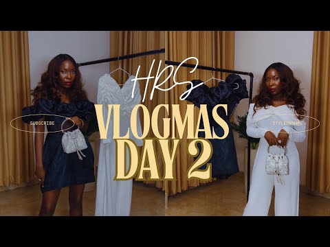 VLOGMAS DAY 2 | QUICK STYLING TIPS | THIS OR THAT: WEDDING AFTERPARTY OUTFIT