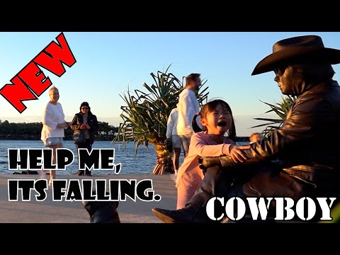 The cowboy travels everywhere to get unforgettable reactions. hope you like them.