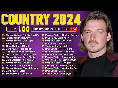 Morgan Wallen, Luke Combs, Kane Brown, Luke Bryan, Lee Brice, Jason Aldean - Country Music 2024