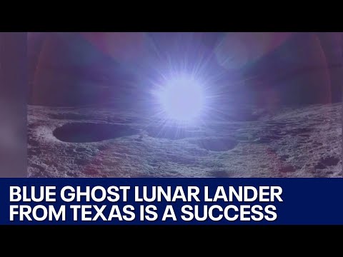 Lunar lander from Texas touches down on the moon | FOX 7 Austin