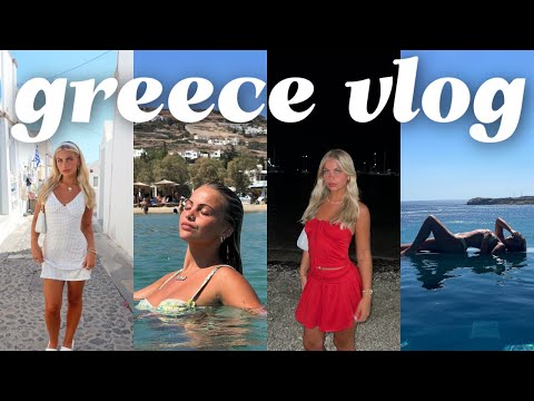 A Trip To GREECE With My Best Friends *euro summer with the girls*