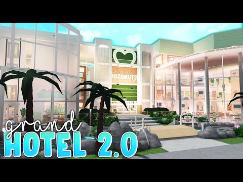 building a MASSIVE hotel in bloxburg