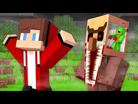 Mikey Pranked JJ as SCARY VILLAGER in Minecraft - Maizen