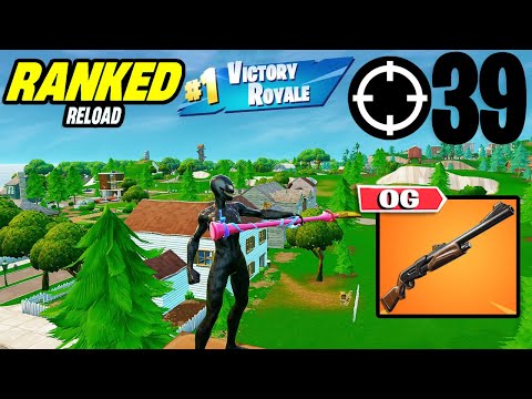 39 Elimination Solo Vs Squads "Ranked RELOAD" Elite Gameplay Wins (Fortnite PS4 Controller On PC)