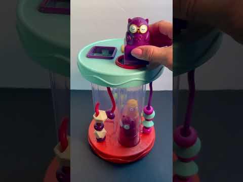 Loop 🟪 Purple owl shape sorter fun effect sound #shorts #asmr #loop #satisfying #owl #trending