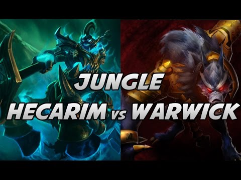 As Hecarim vs Warwick Jungle - League of Legends