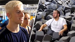 CONCOURS DE FIGURES AU TRAMPOLINE PARK ! (ft. Michou)