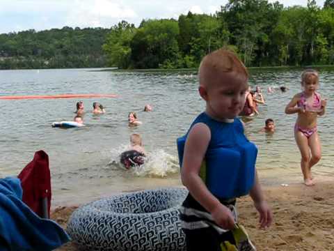 Silas 7th birthday at the lake