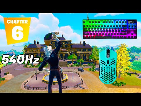 SteelSeries Apex Pro TKL ASMR 😴 Solo Gameplay 🏆 Satisfying Keyboard Fortnite 360 FPS 4K