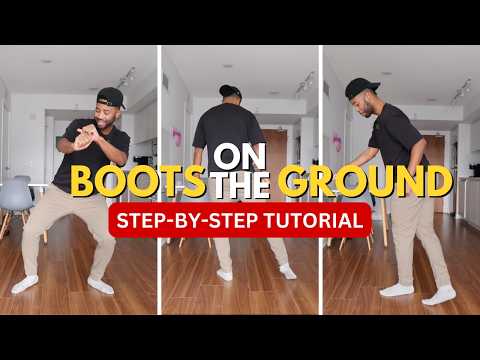 Boots On The Ground Line Dance Tutorial ( Step - By - Step )