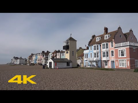 Aldeburgh Walk: Town Centre & Beach【4K】