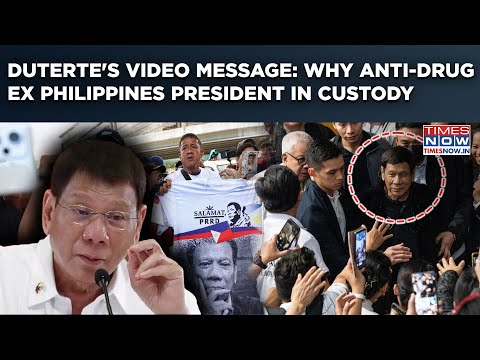 Duterte's Video Message After Philippines Act On ICC Warrant| Why Anti-Drug Ex President In Custody