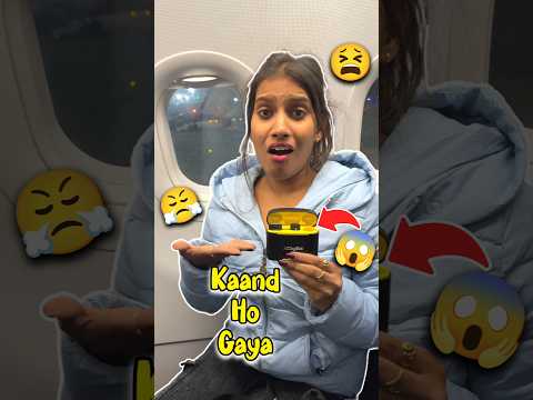 Flight Me Kaand Ho Gaya 😫😱 Day 414 #minivlog #ashortaday #tranding #shorts