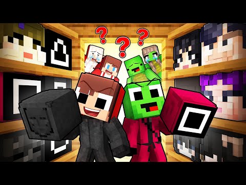 Baby Mikey & Baby JJ BECAME ANYONE in SQUID GAMES to Troll Families in Minecraft (Maizen)