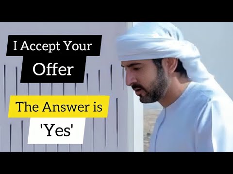 I Accepted Your Offer! | Sheikh Hamdan | Fazza | faz3 | Crown Prince of Dubai | Fazza Poems