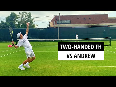 Two-Handed Forehand vs Andrew [Hall of Fame Tournament]