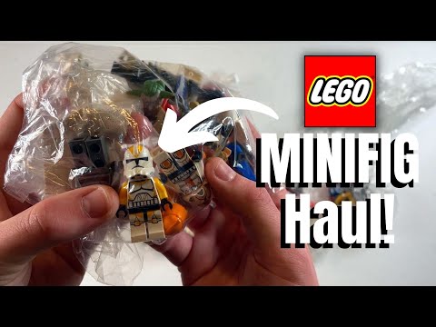 Lego MINIFIGURE Haul! Star Wars, Ninjago, and More!