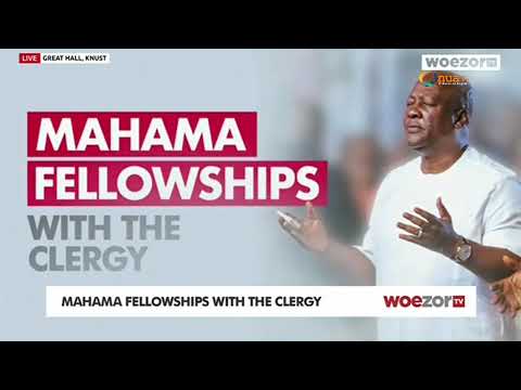 Opambour, 'Virgin Pastor' & Others storms John Mahama's fellowship with the clergy in Kumasi