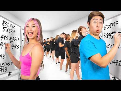 10 People vs 1 Human Calculator!