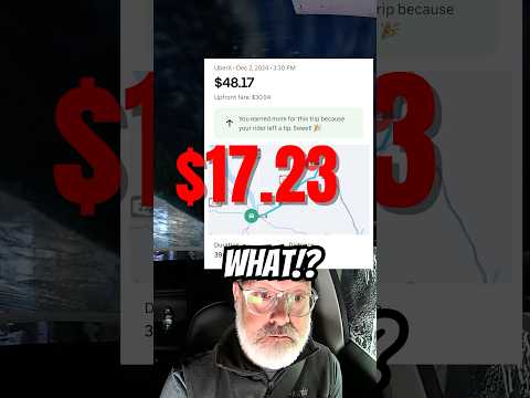 My Biggest Uber Tip Last Month!