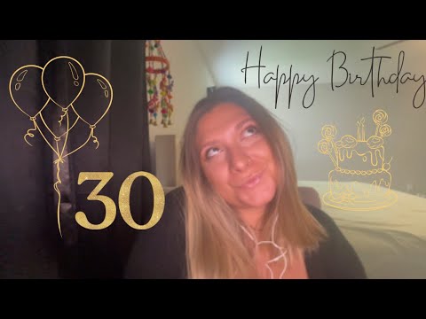 ✨ASMR✨ GRWM 💄for my 30TH BIRTHDAY 🥳 🎂🎊