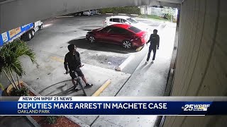 Broward County man arrested for shooting person in the face after pulling machete out of his pants