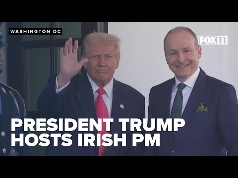 President Trump hosts Irish PM