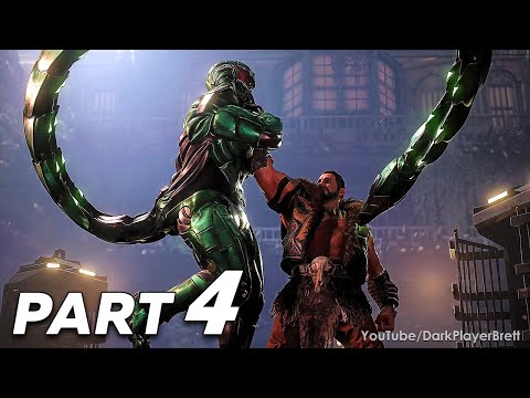 Spider-Man 2 Walkthrough - Part 4 (Bad Guys On The Block) [4K 60FPS] PS5