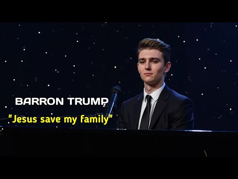 Barron Trump Singing "Jesus Save My Family" | AI Cover