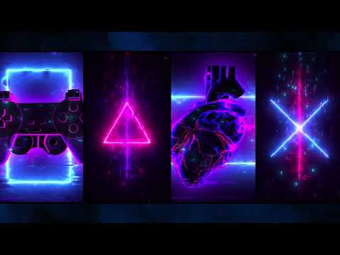 Cyberpunk Hi-Tech Glitch Neon Mobile Background Videos Pack | TikTok Background | Footages