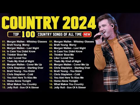 Morgan Wallen, Luke Combs, Kane Brown, Luke Bryan, Lee Brice, Jason Aldean - Country Music 2024