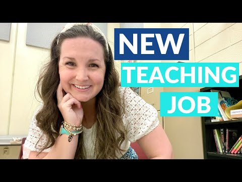 Teaching Update: I got a new job!