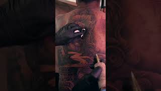 FULL BACK LORD SHIVA TATTOO | ALIENZKID | Girishankar #tattoo #kochi #shorts #shortvideo