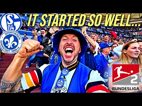 English Fans Experience the CRAZY 2. BUNDESLIGA for the First Time! SCHALKE Stadion Vlog