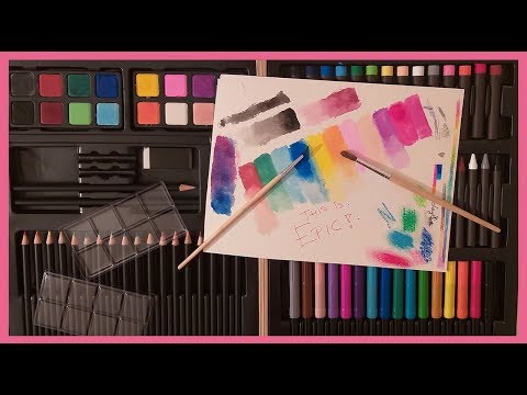 Testing Big Box Of Art Supplies by Djeco | Kid's art supplies