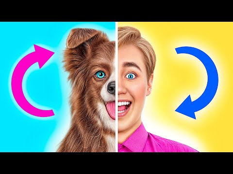 Body Swap | Me And My Puppy Swap Bodies by Multi DO Smile