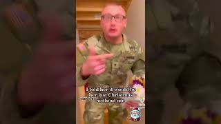 HAD TO SURPRISE MOM! #foryou #ytshorts #christmas #military #fypシ #army #youtubeshorts #usa ❄️🎅🎄