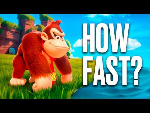 How fast can you TOUCH WATER in every DONKEY KONG game?