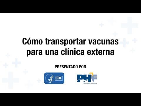 Cómo transportar vacunas para una clínica satélite o externa