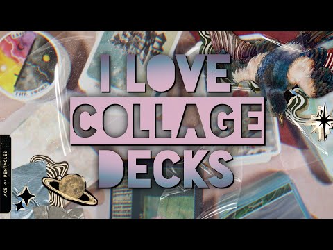 A collage lovers dream! ✨ Analogue + digital deck collection and comparison