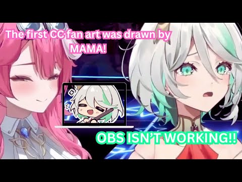 The first CC fan art was drawn by Mama Raora | OBS is bullying CC