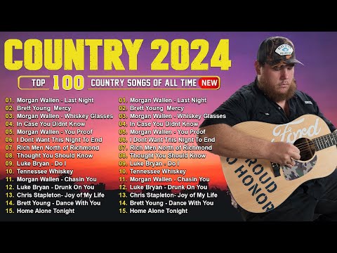 Country Music Playlist 2024 🎶 Luke Combs, Chris Stapleton, Kane Brown, Morgan Wallen, Jason Aldean