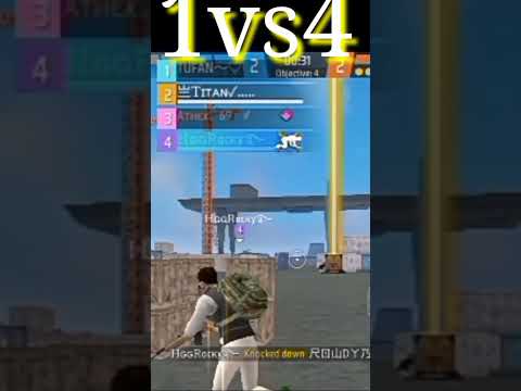 1vs4 Destroyed in see s,ks #short#short#free fiire Sk status s21