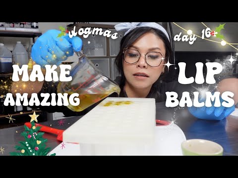 Secret Ingredients for Amazing Homemade Lip Balms!! Vlogmas Day 16