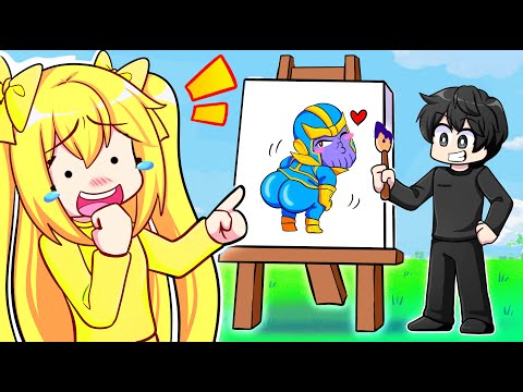 Alex & The Squad DRAW THE FUNNIEST PICTURES in ROBLOX SPEED DRAW!