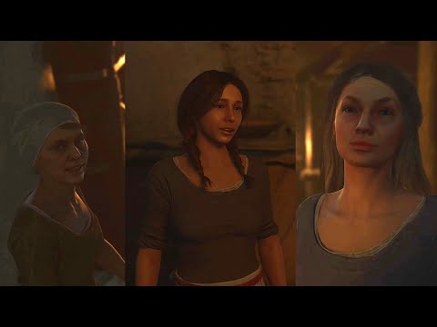 Kingdom Come Deliverance 2 - Godwin Sleeps With Three Women At Feast - Secret Romance Scenes