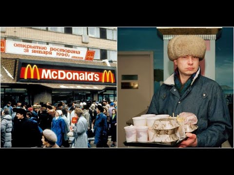 Russians interviewed in 1990 after eating at the first-ever McDonald's in the Soviet Union