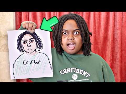 We Tried DRAWING Self Portraits | Onyx Family Tries