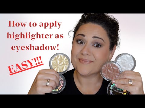 How To Apply Highlighter To The Eyes! An Easy Tutorial To Achieve A Beautiful, Gorgeous Glow!